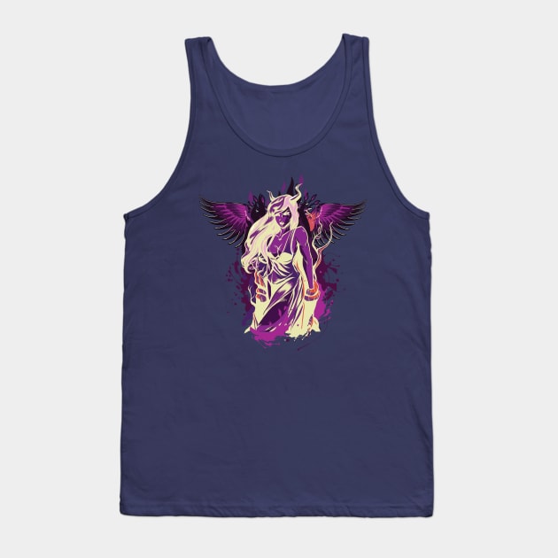 Fire Goddess Of Hearth And Eternal Flame Tank Top by origato